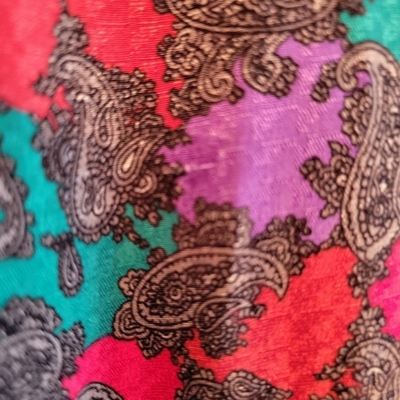 Vintage Piat LTD Silk Blouse Size 10 - Picture 7 of 9